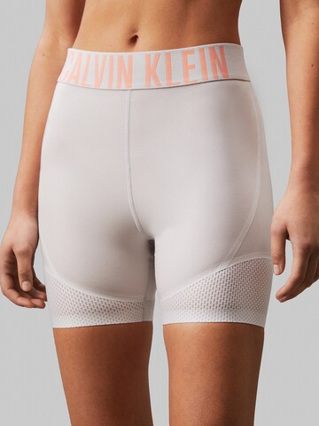 Calvin Klein Sport Skinny Sports trousers in White: front