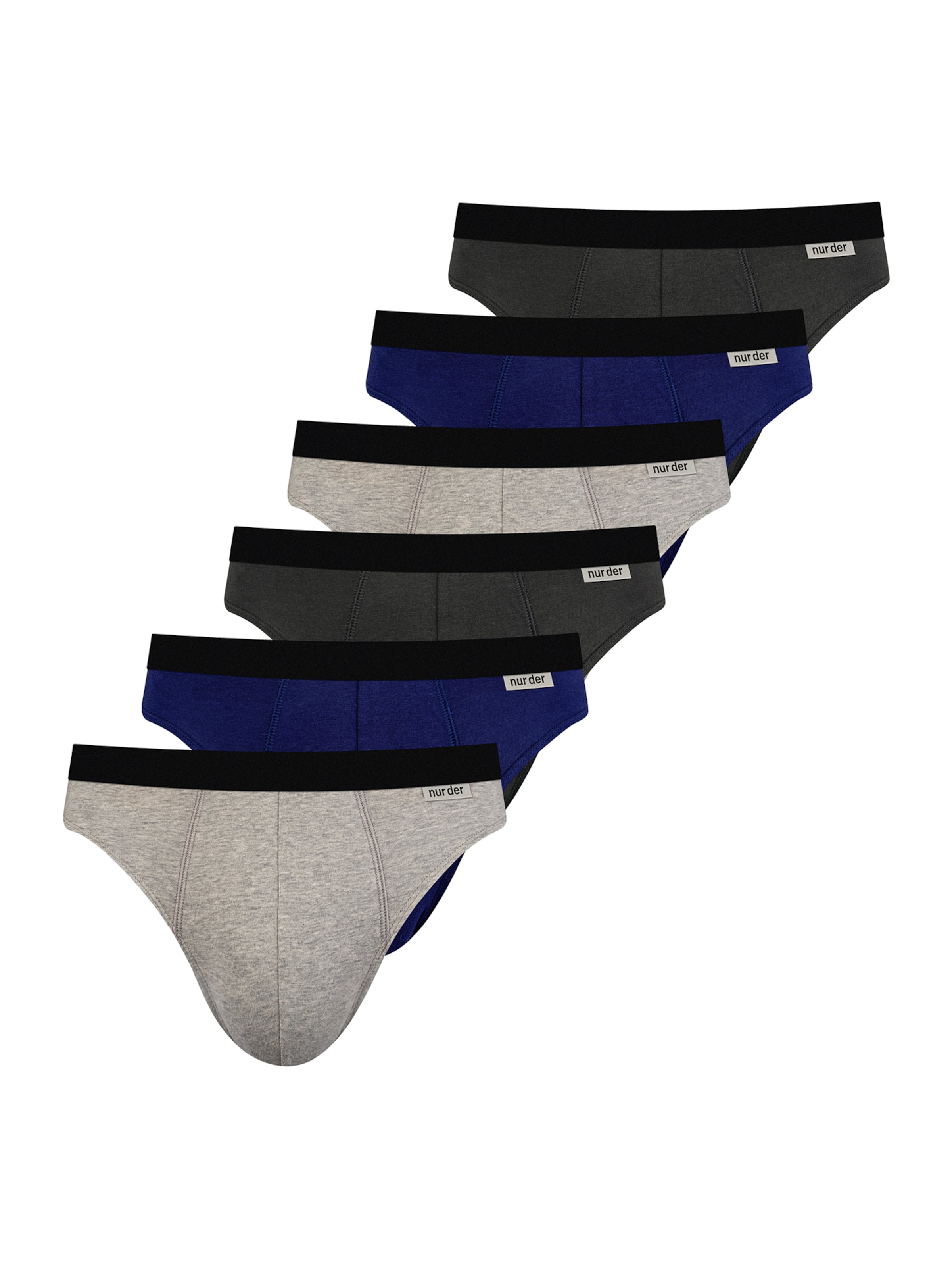 Nur Der Slip in Blue: front