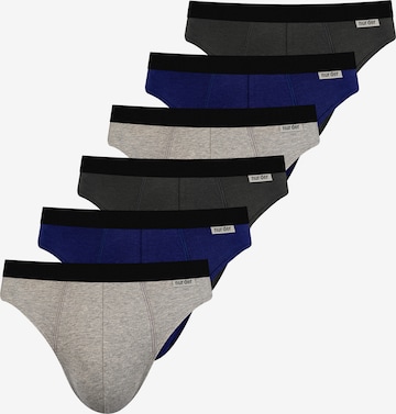 Nur Der Slip in Blue: front