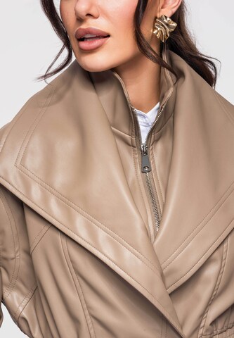 Veste mi-saison 'OW-JAFL-0121' Ombre en marron