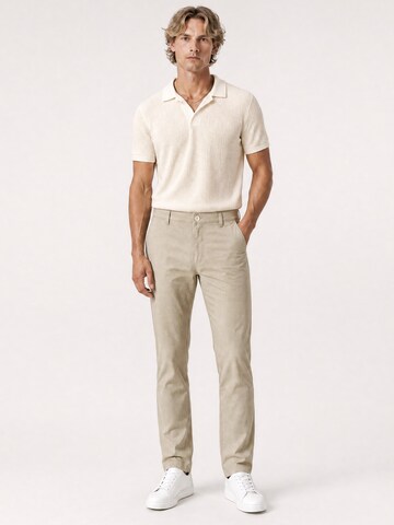 yazubi Slim fit Chino Pants 'Kyle' in Beige