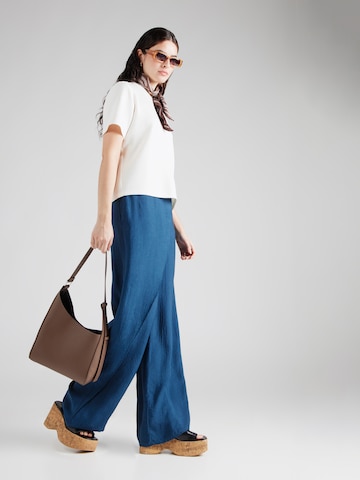 MAX&Co. - Pierna ancha Pantalón en azul