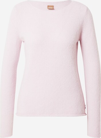 BOSS Pullover in Pink: predná strana