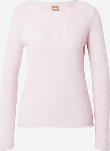 BOSS Orange Pullover in Pink: predná strana