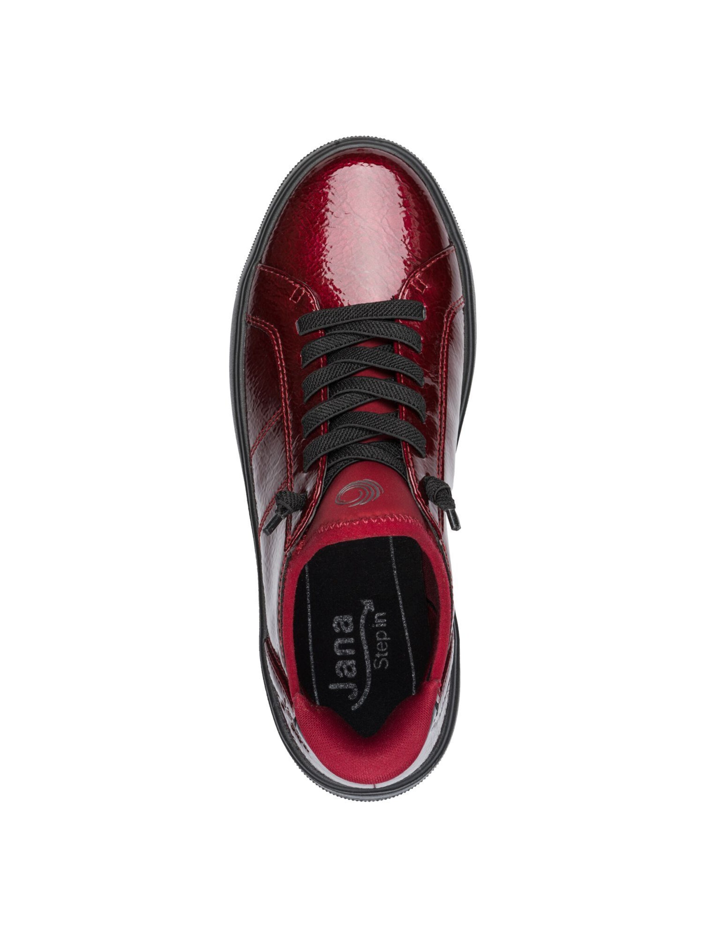 JANA Sneakers laag in Rood
