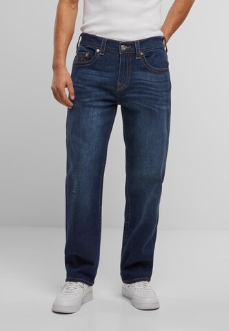 Regular Jean True Religion en bleu : devant