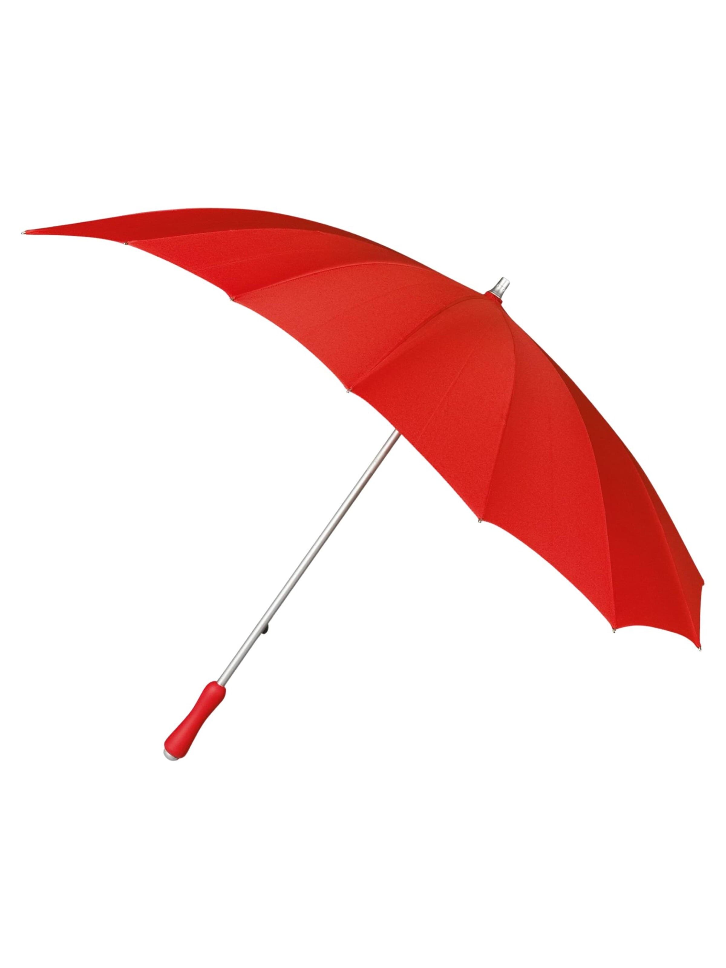 Maxte Regenschirm 'Regenschirm - Herzförmiger Regenschirm registriertes Design - Manuelle Öffnung - Winddicht - 110 cm - Rot'‌‌‌‌‌‌‌ in Rot: Vorderseite