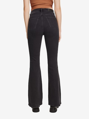 ESPRIT Rozkloszowany krój Jeansy w kolorze czarny