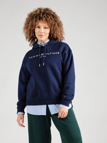Tommy Hilfiger Curve Sweatshirt in Blauw: voorkant