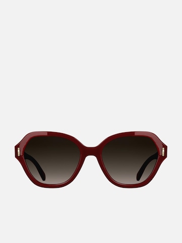 Longchamp Zonnebril in Rood