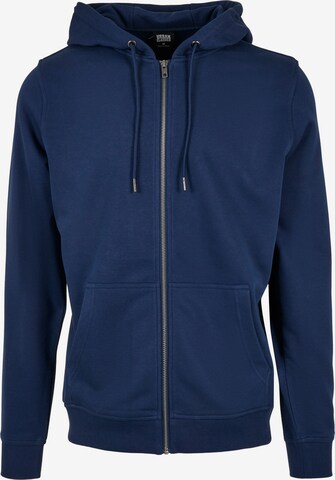 Urban Classics Sweatjacke in Blau: predná strana