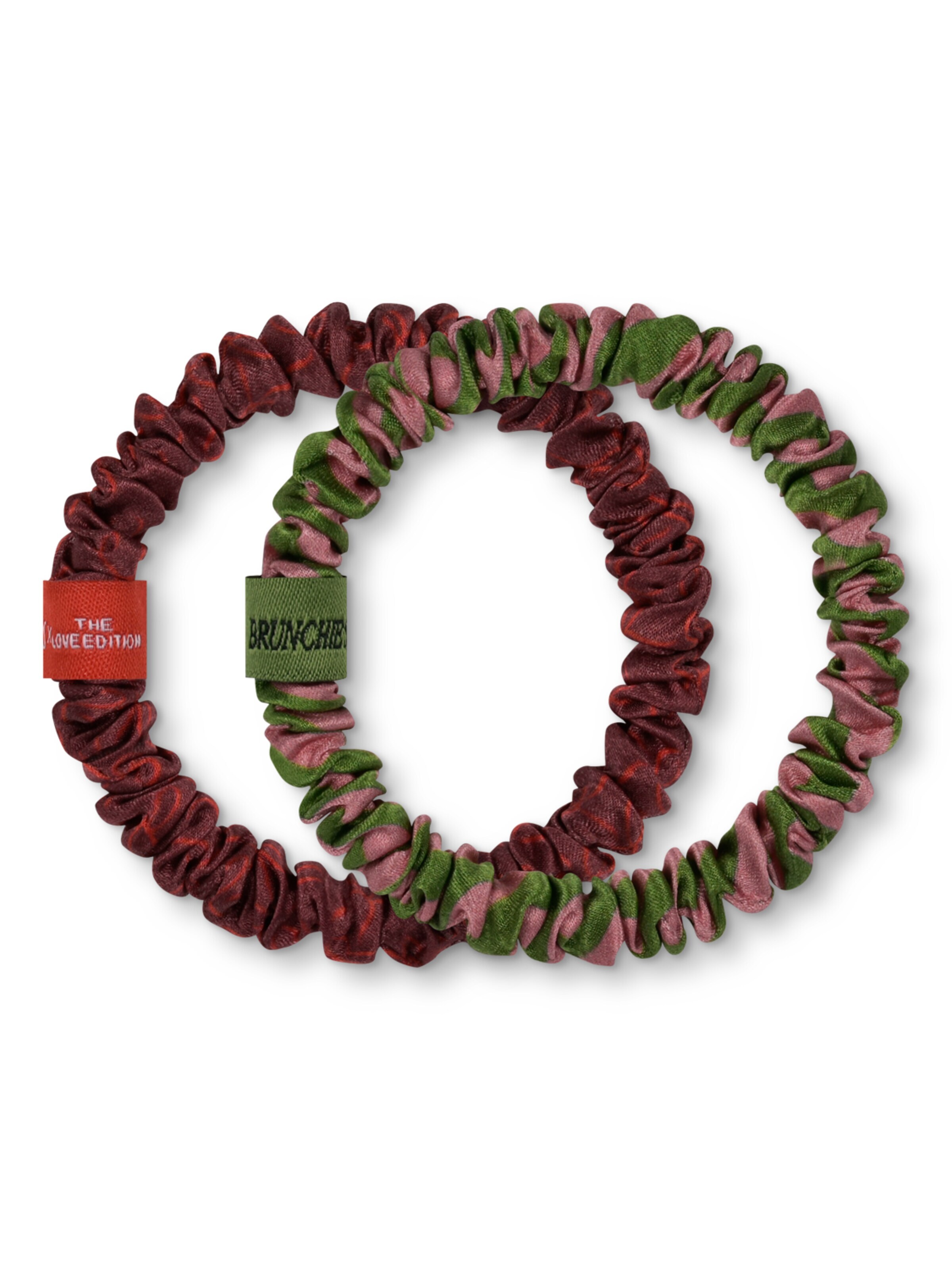 BRUNCHIES® Hair Jewelry 'Brunchies® x THE LOVE EDITION' in Green: front