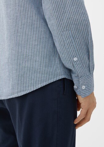 s.Oliver Regular fit Button Up Shirt in Blue