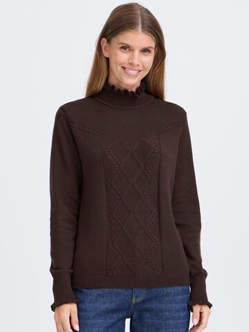 Pullover 'POXBMMNERA' di Oxmo in marrone: frontale