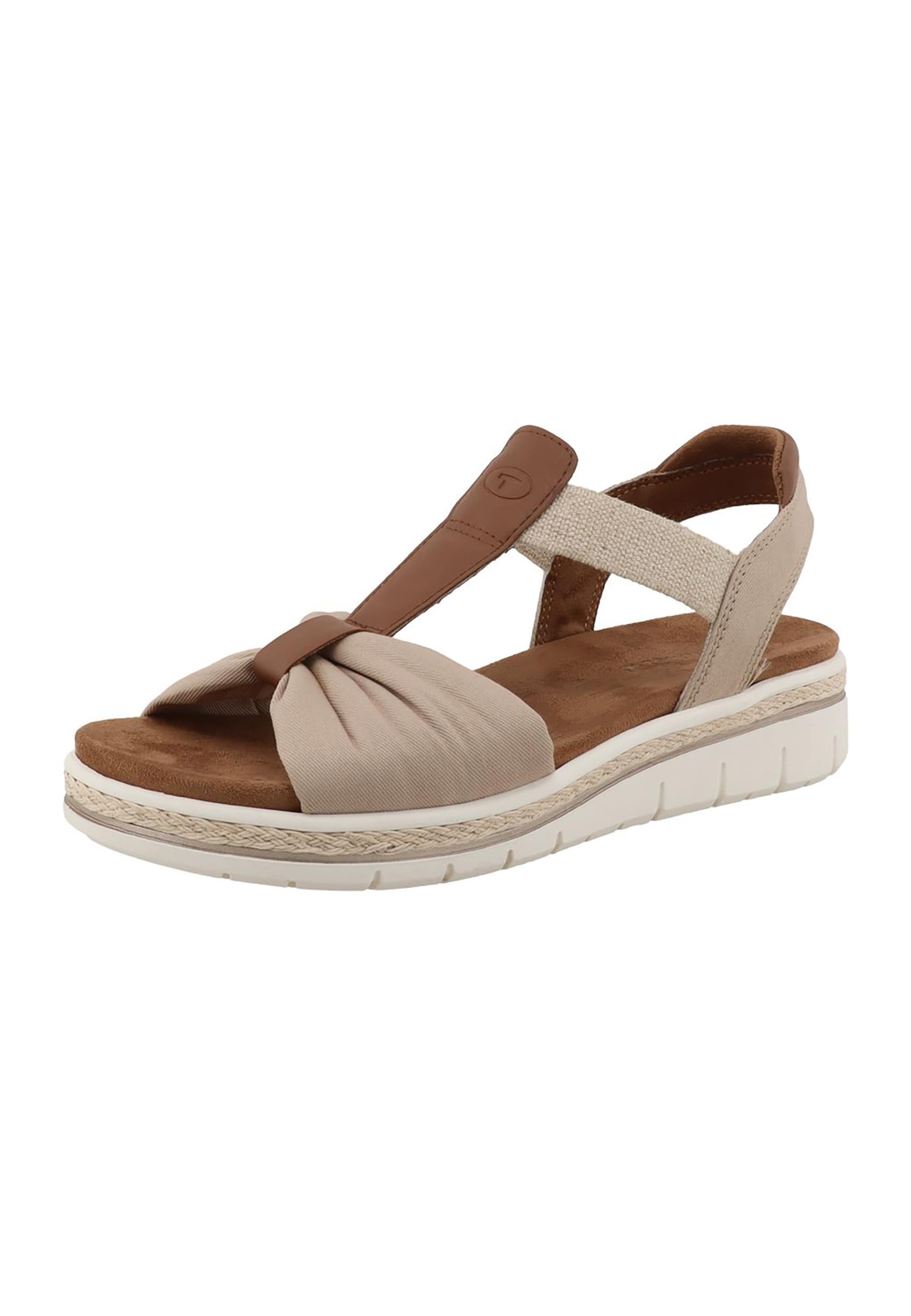 TOM TAILOR - Sandalias en beige: frente