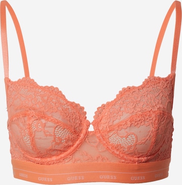 GUESS T-shirt BH 'ARIA' in Oranje: voorkant