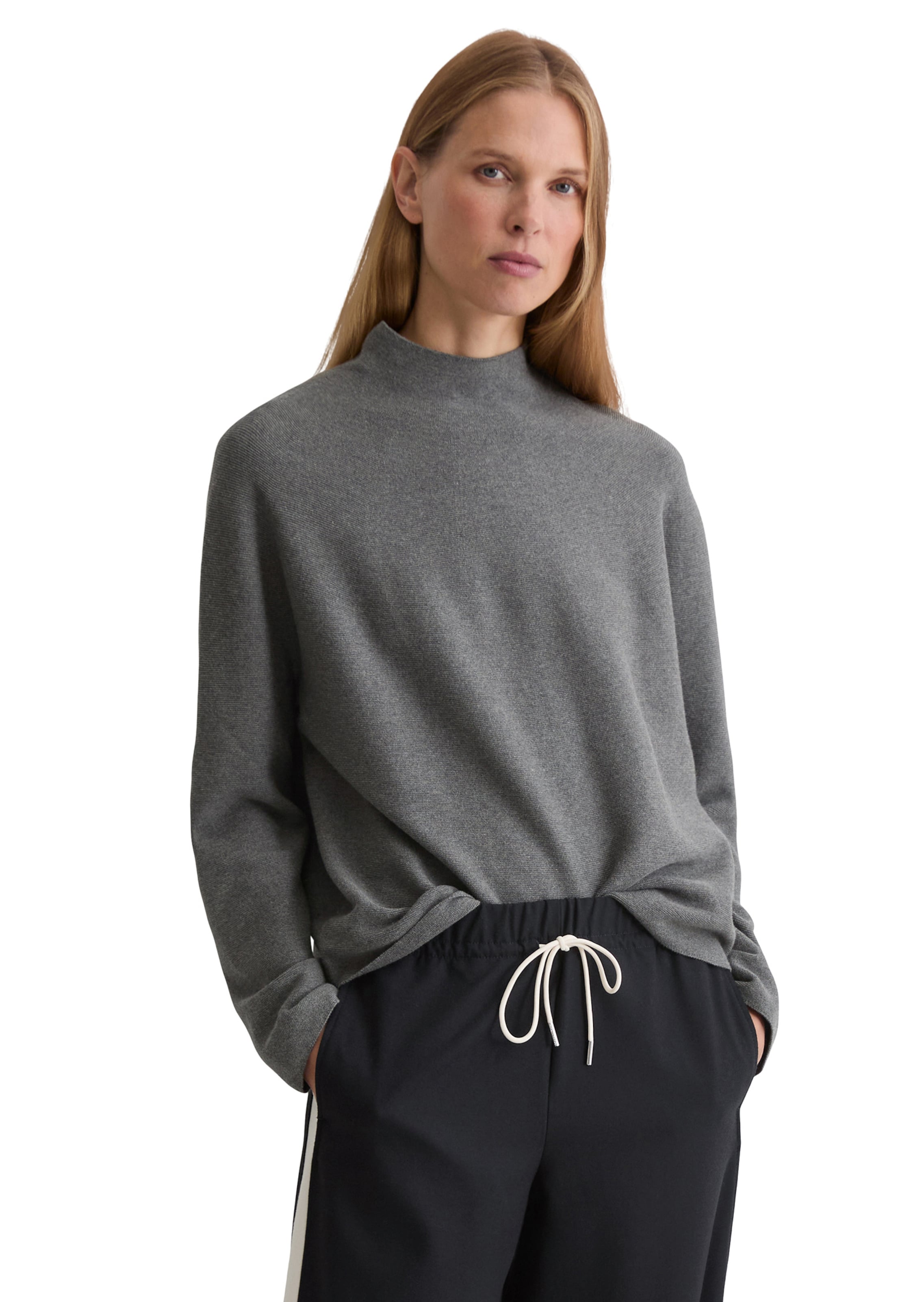 Pull-over Marc O'Polo en gris : devant