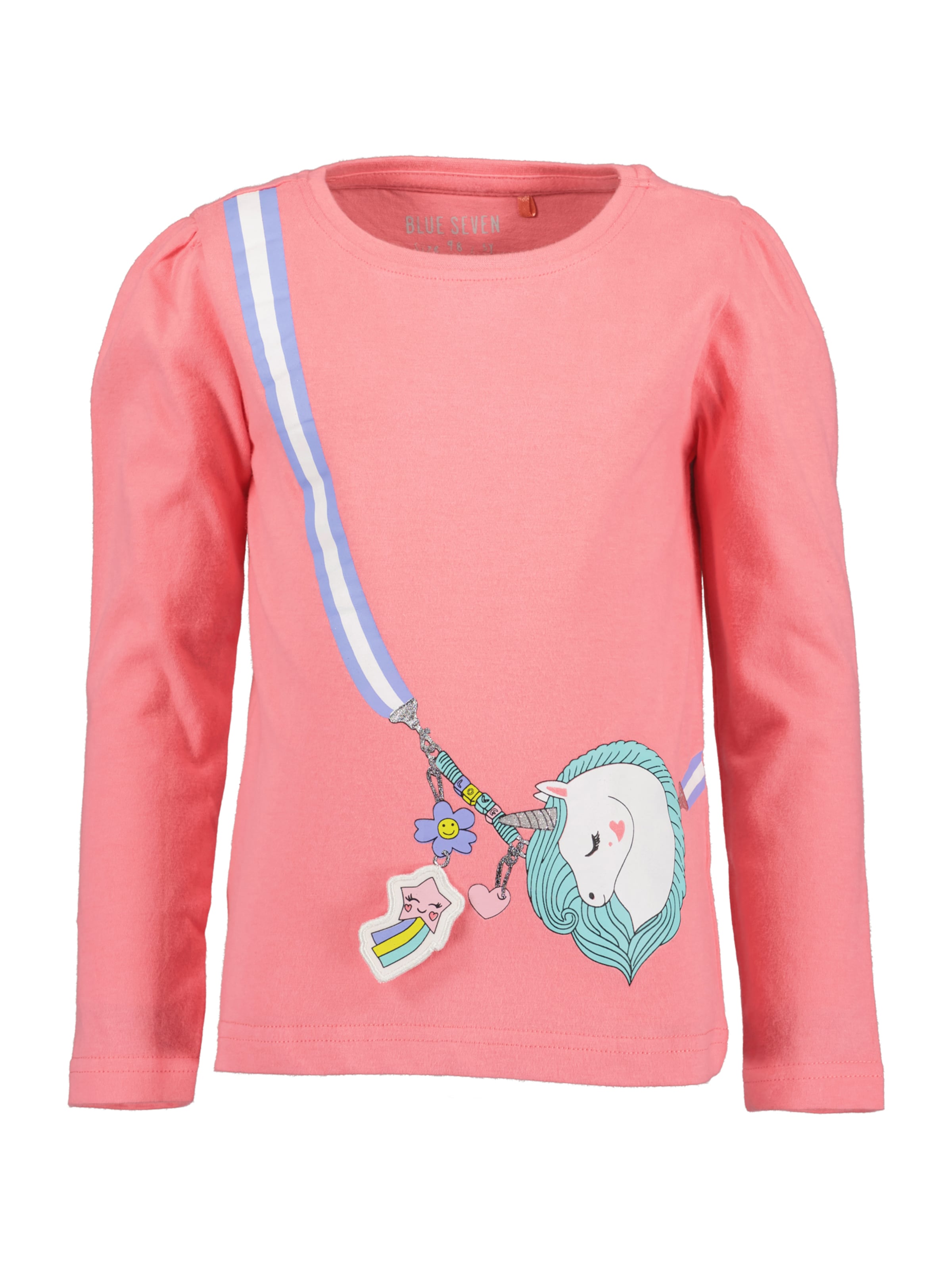 BLUE SEVEN Μπλουζάκι σε πορτοκαλί: μπροστά