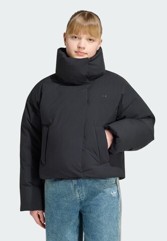 ADIDAS ORIGINALS - Casaco de inverno em preto: frente