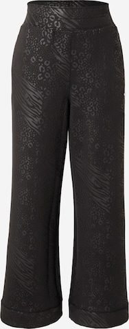 PUMA Wide Leg Sportsbukse i svart: forside