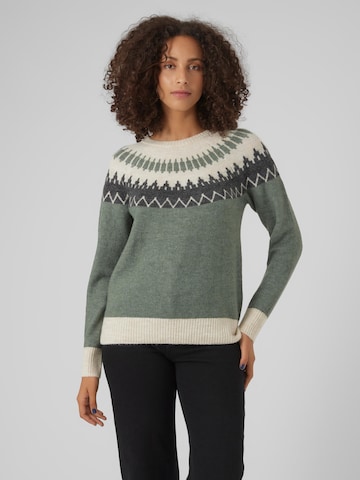 Pull-over 'SIMONE' VERO MODA en vert : devant