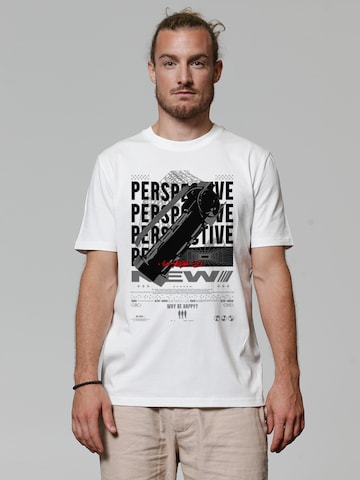 Watapparel Shirt ' New Perspective ' in White: front