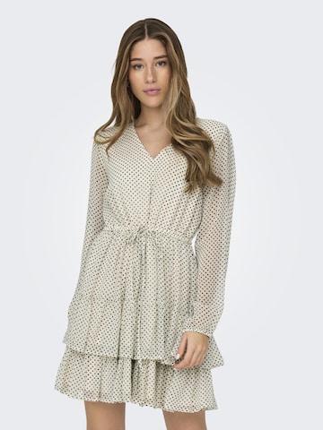 Robe 'ROBEY ISABELLA' ONLY en beige : devant