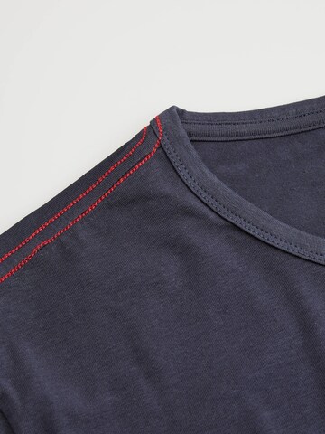 Henderson Shirt 'Elastisches Baumwoll-T-Shirt mit Rundhals, Bosco L' in Blauw