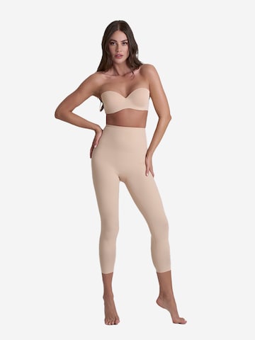 Bye Bra - Pantalón moldeador 'Sculpting Capri' en beige