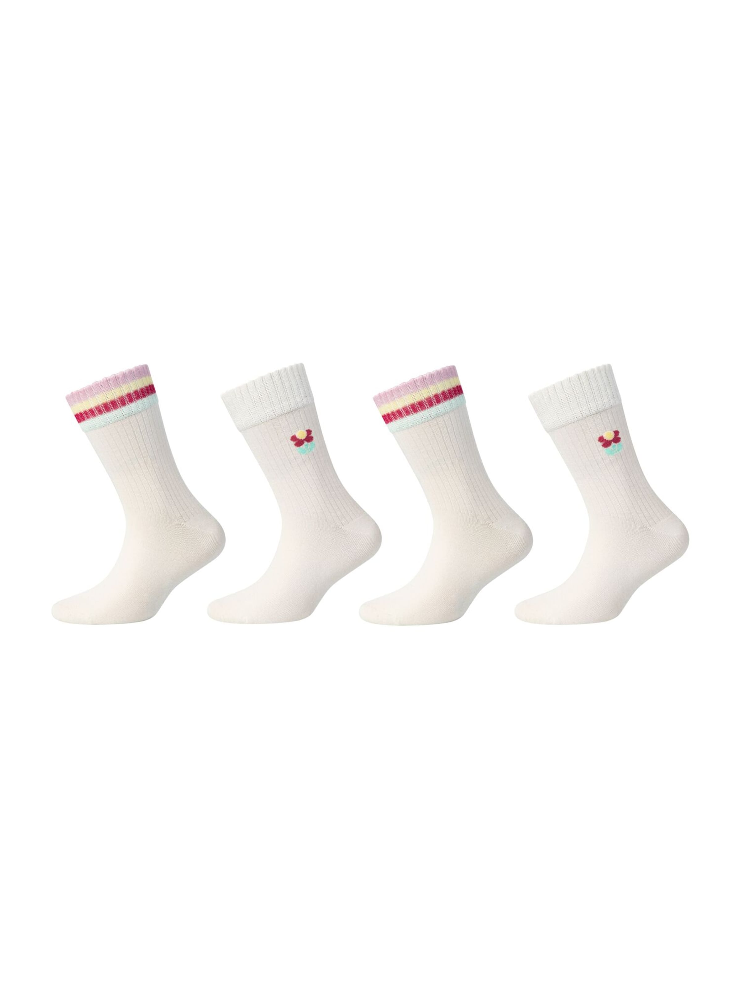 s.Oliver Socks in White: front