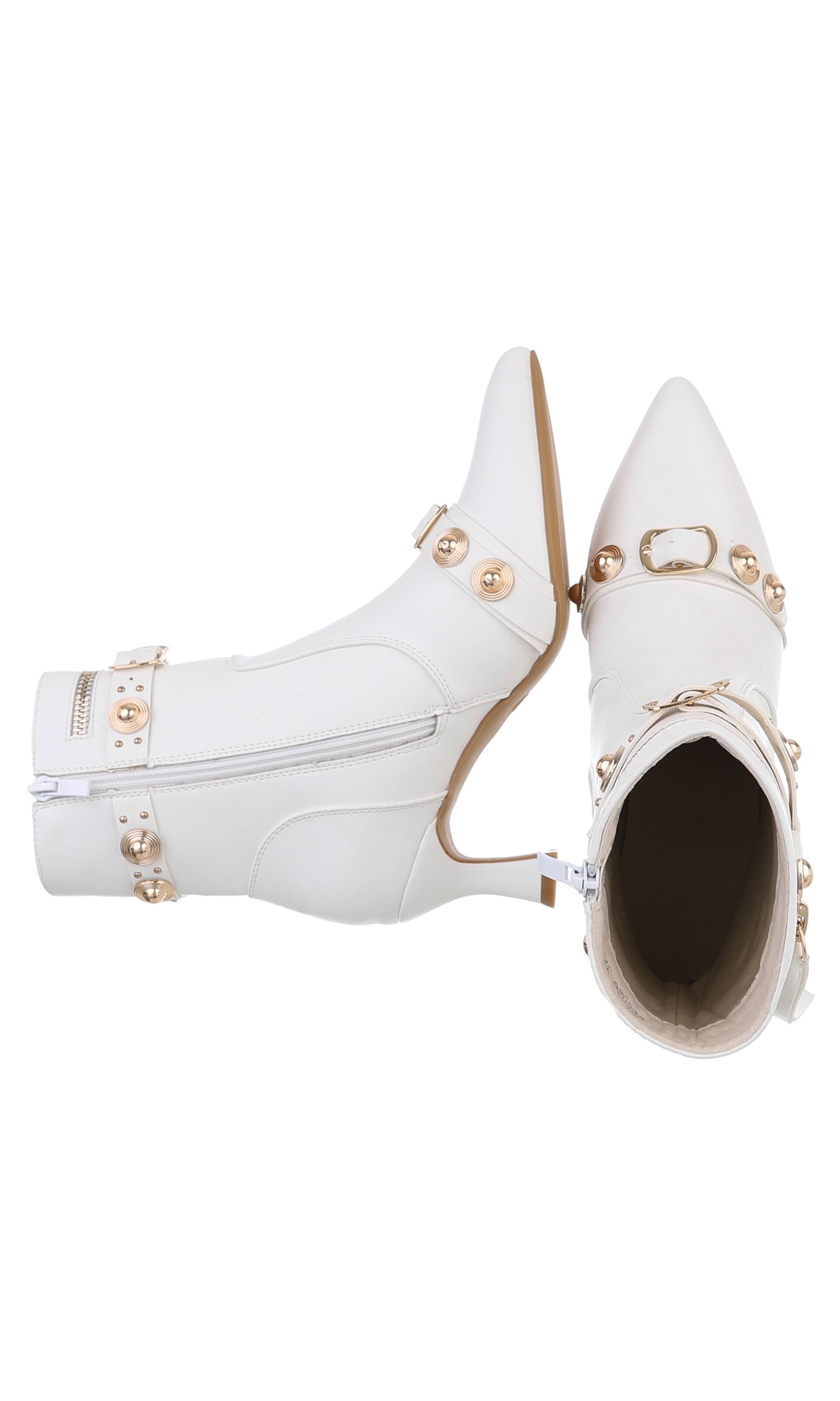 Ital-Design Stiefelette in Weiß