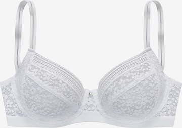 NUANCE Пуш-ап Бюстгальтер в Белый: спереди