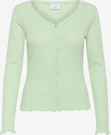 Cardigan 'Gru' SAINT TROPEZ en vert : devant