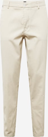 BOSS Black Chino Pants 'Kane' in White: front