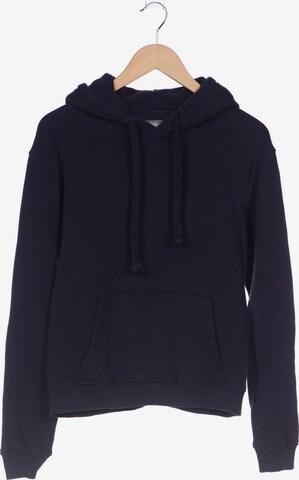 Organic Basics Sweatshirt & Zip-Up Hoodie in L in Blue: front