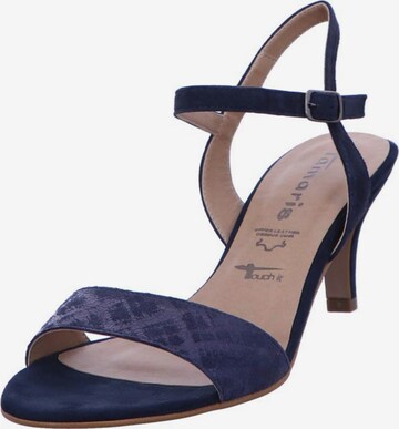 TAMARIS Strap Sandals in Blue: front