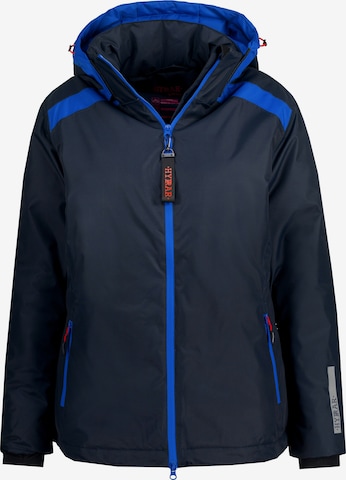 Ulla Popken Performance Jacket in Blue: front