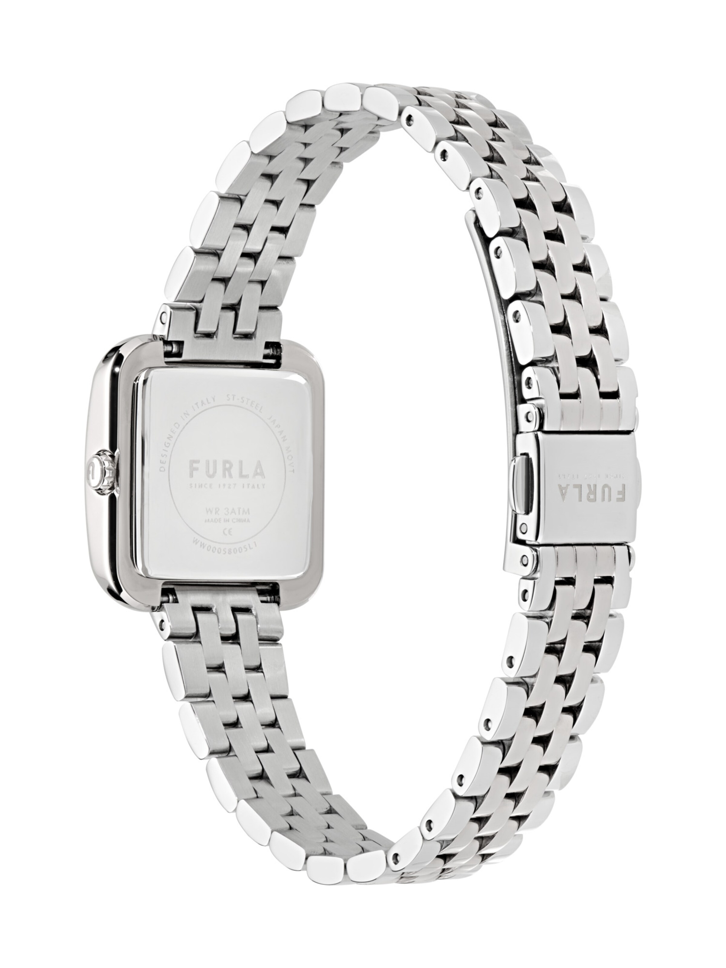 FURLA Analogt ur ' DIAMANTE ' i sølv