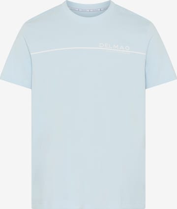 DELMAO T-Shirt 'DELMAO ' in Blau: Vorderseite