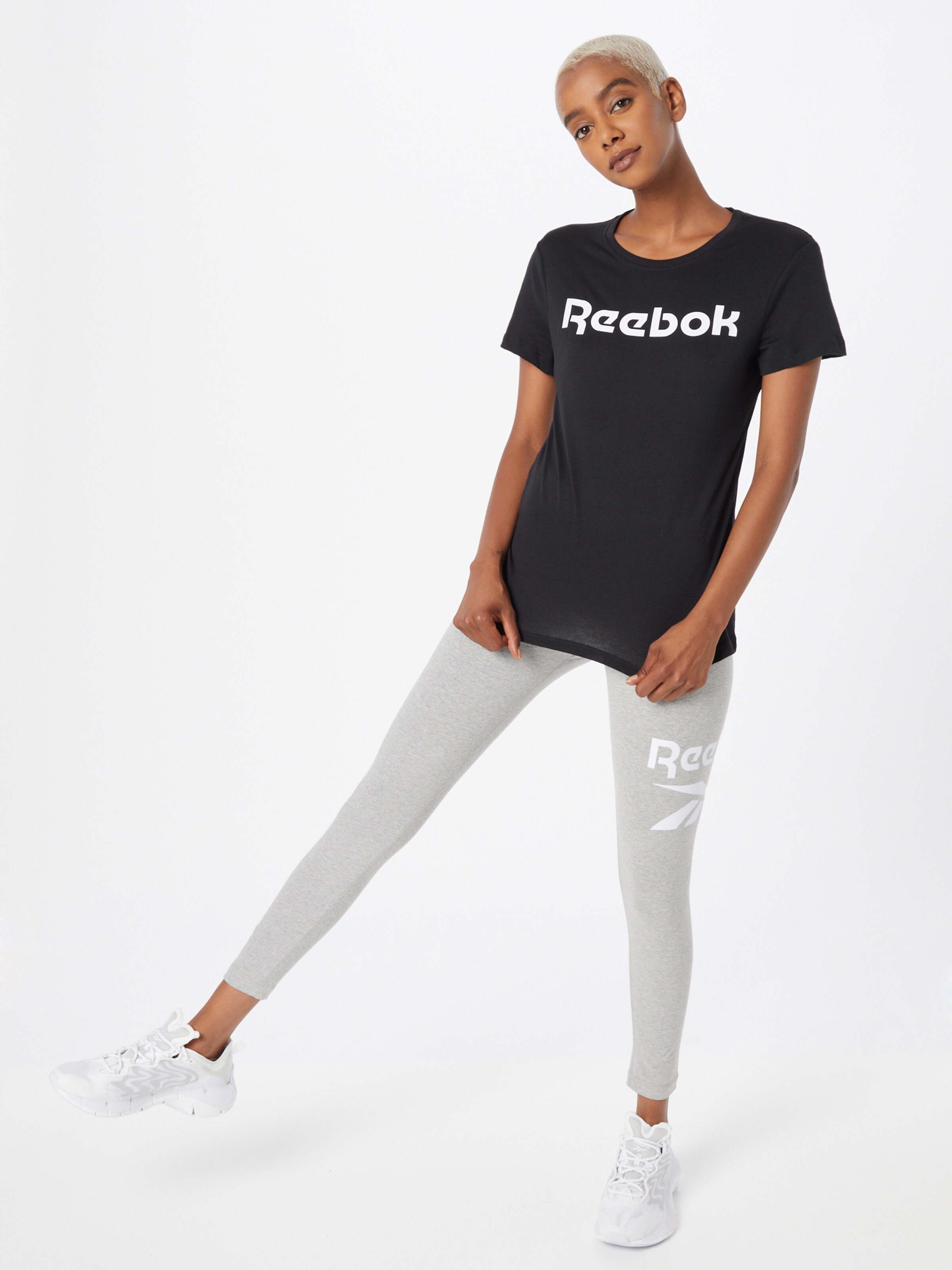 Reebok Sport Sportshirt in Schwarz | ABOUT YOU