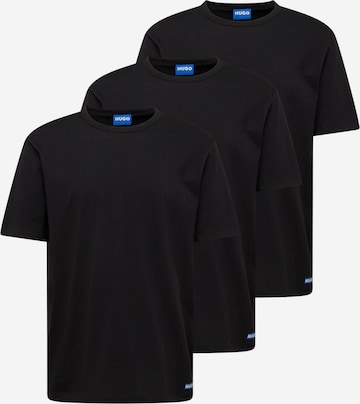 T-Shirt 'Naolo' HUGO en noir : devant