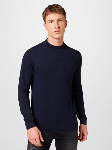 JACK & JONES Trui 'Dallas' in Blauw: voorkant