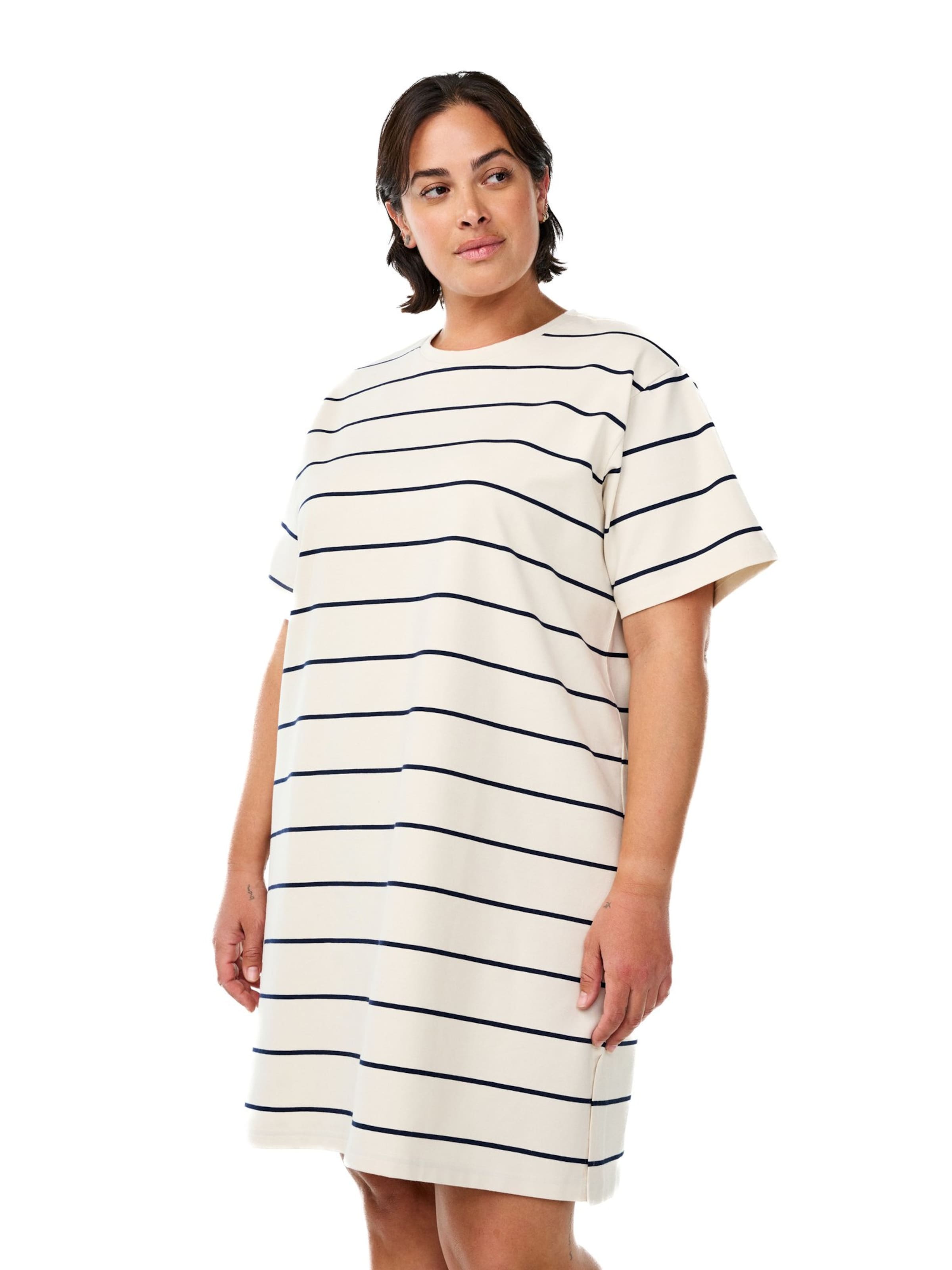 Zizzi Kjole 'OFELIA' i beige: forside