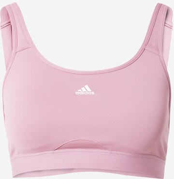 Bustieră Sutien 'TLRD MOVE HS' de la ADIDAS SPORTSWEAR pe alb: față