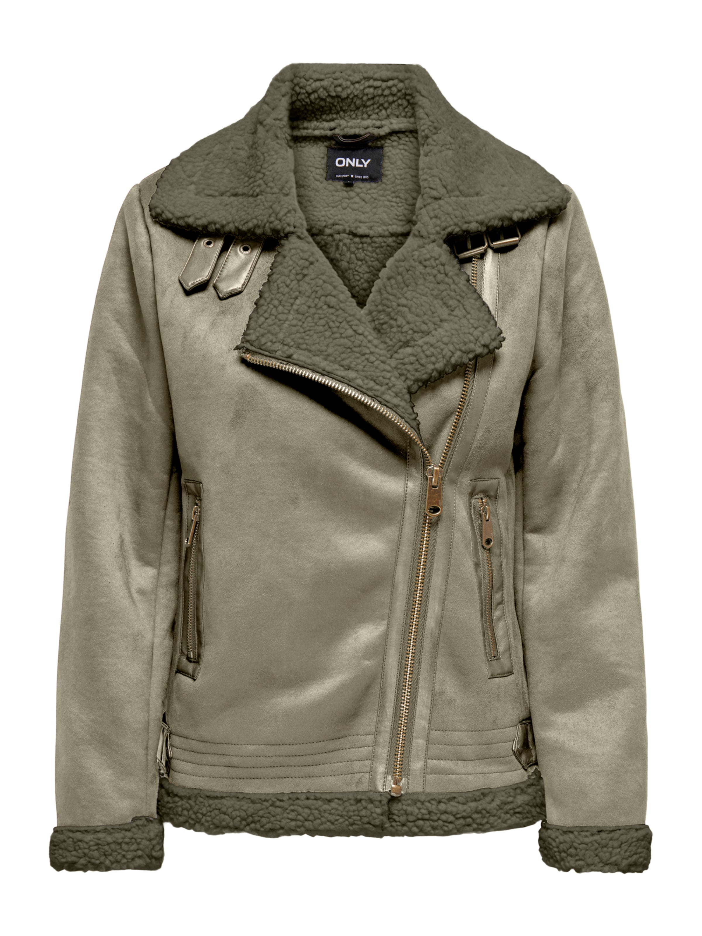 ONLY Prechodná bunda - Zelená: predná strana