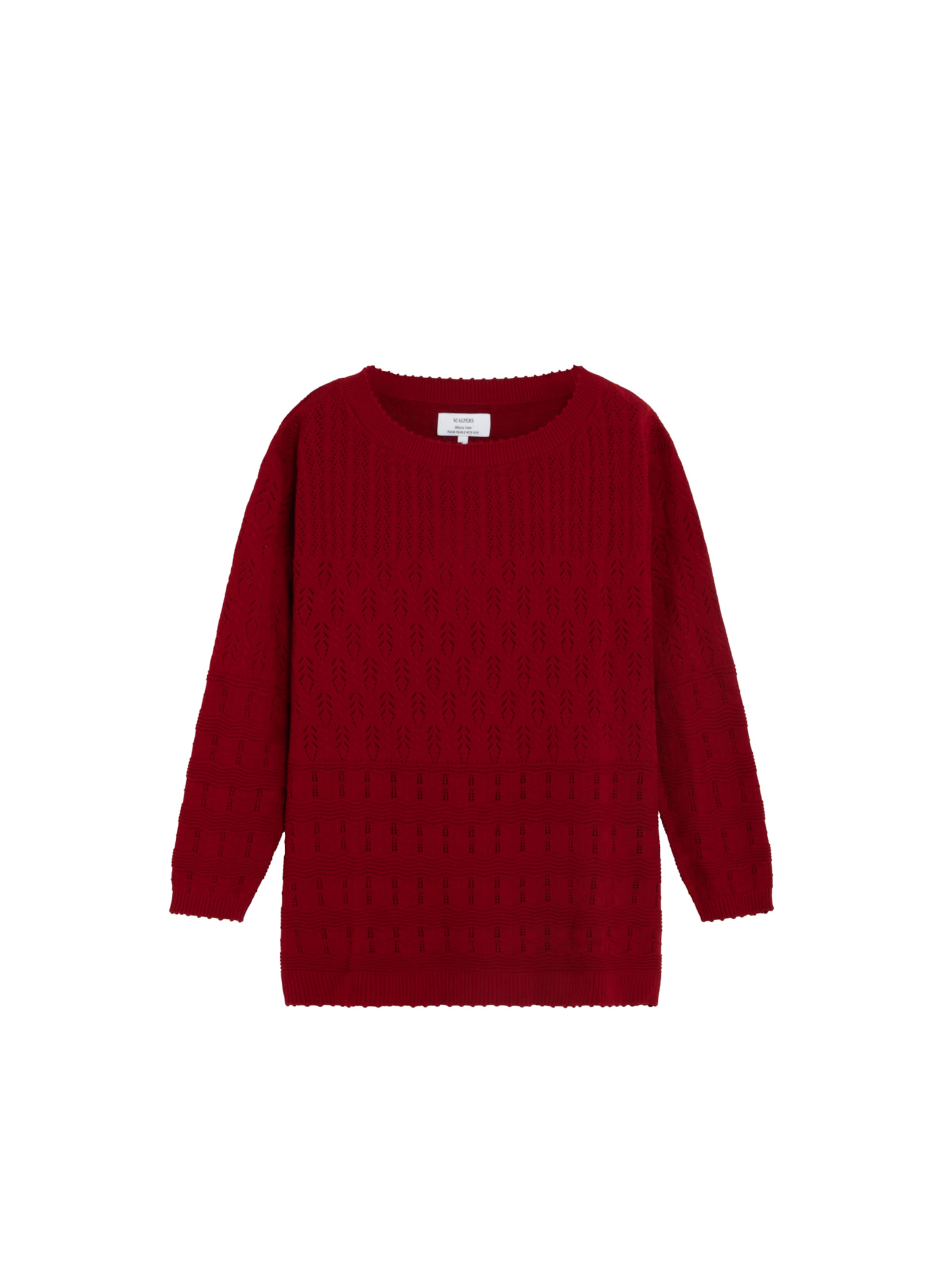 Pulover ' ' de la Scalpers pe roșu: față
