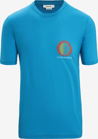 T-Shirt fonctionnel 'Tech Lite II' ICEBREAKER en bleu : devant