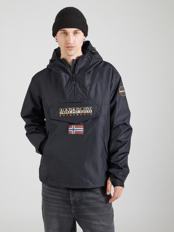 NAPAPIJRI Funktionsjacke 'RAINFOREST NEXT' in Schwarz: Vorderseite