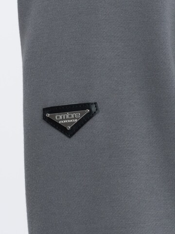 Ombre Zip-Up Hoodie 'SSZP-0148' in Grey