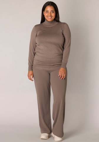 BASE LEVEL CURVY Loose fit Pants in Grey